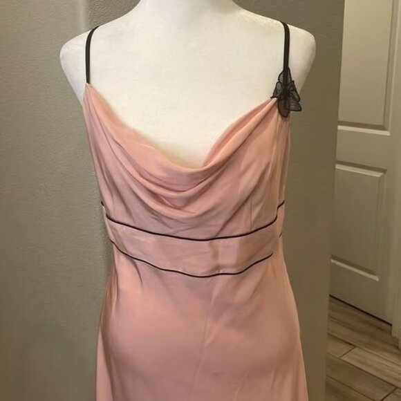Express Midi Silk 90’s Dress Size 8 - Picture 2 of 4